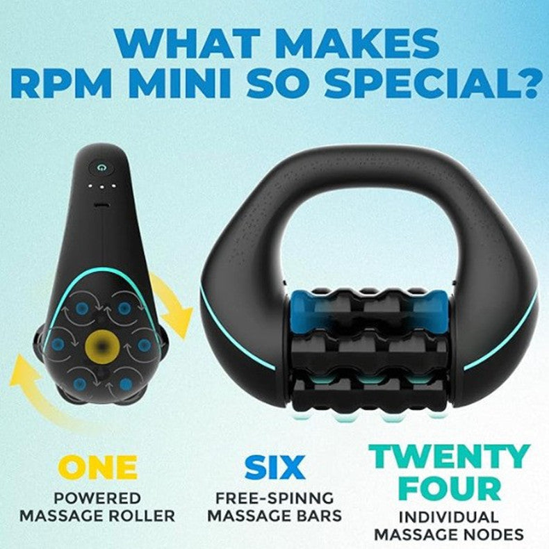 Masajeador Eléctrico Corporal con Rodillos 360° | Relajación Muscular y Bienestar