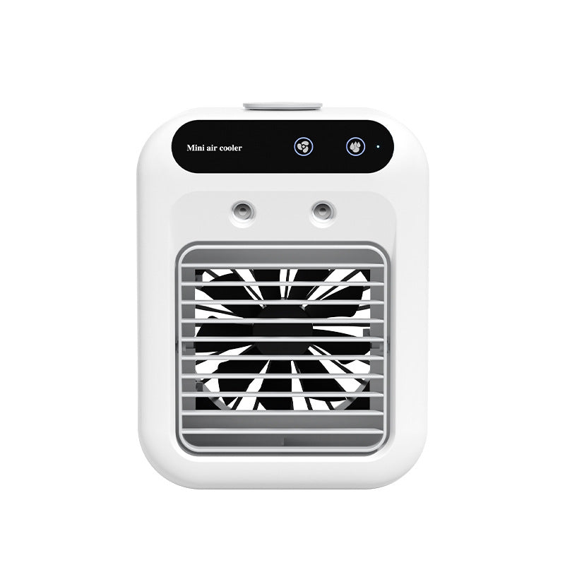 Mini Aire Acondicionado Portátil USB | Ventilador con Nebulización y Enfriamiento por Agua