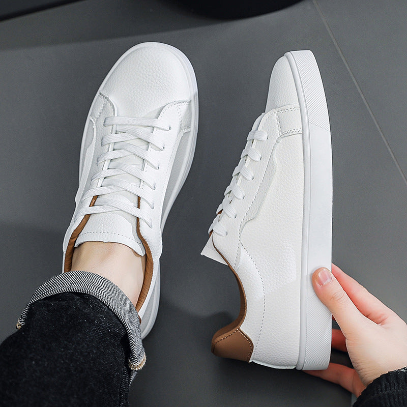 👟 White Sneakers for Men Low-Cut – Casual Spring & Summer Style