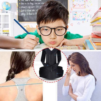 Corrector de Postura Ajustable – Soporte Lumbar y de Espalda para Escoliosis y Dolor