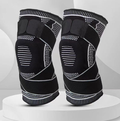 Rodillera de Silicona para Deporte – Soporte Profesional para Correr y Entrenar