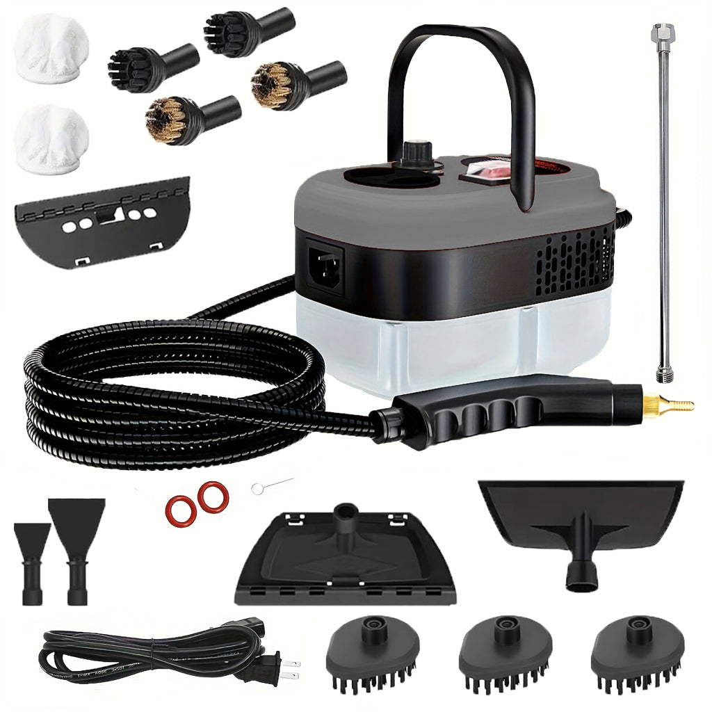 🔥 ¡Limpieza Profesional en Casa! Limpiador a Vapor 2500W de Alta Presión – Sin Químicos y Súper Potente