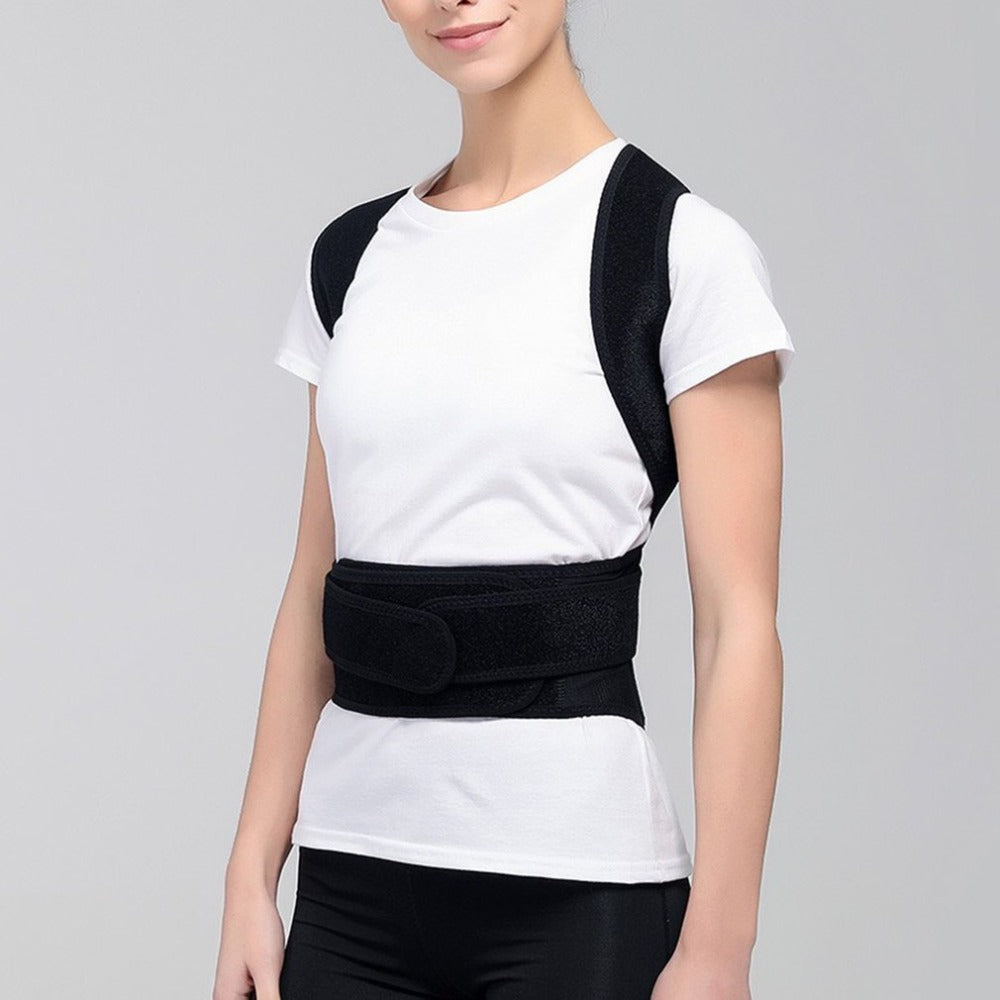 Corrector de Postura Ajustable – Soporte Lumbar y de Espalda para Escoliosis y Dolor