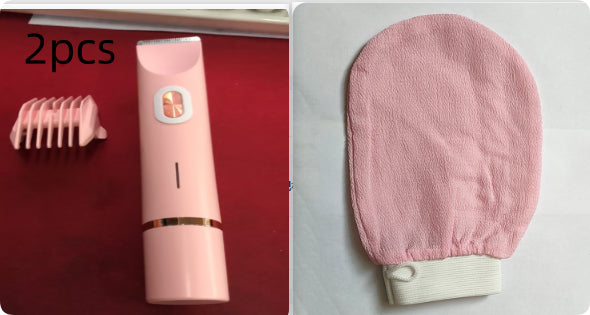 Depiladora Corporal 2 en 1 para Mujer – Rasuradora Eléctrica de Doble Cabezal Wet & Dry