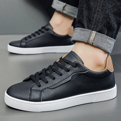 👟 White Sneakers for Men Low-Cut – Casual Spring & Summer Style