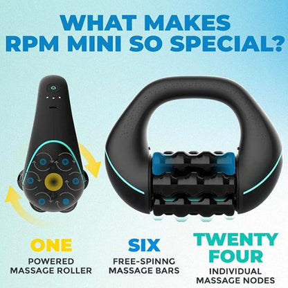 Masajeador Eléctrico Corporal con Rodillos 360° | Relajación Muscular y Bienestar