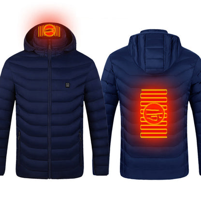Chaqueta Térmica Calefactable USB para Hombre – Abrigo Eléctrico de Invierno con Calefacción