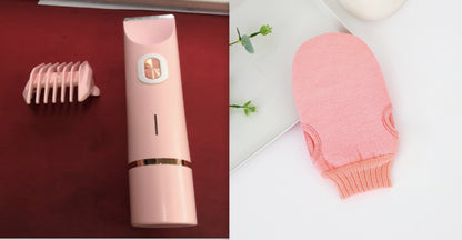 Depiladora Corporal 2 en 1 para Mujer – Rasuradora Eléctrica de Doble Cabezal Wet & Dry