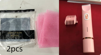 Depiladora Corporal 2 en 1 para Mujer – Rasuradora Eléctrica de Doble Cabezal Wet & Dry