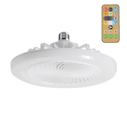 Ventilador de Techo LED con Luz Integrada y Control Remoto Silencioso