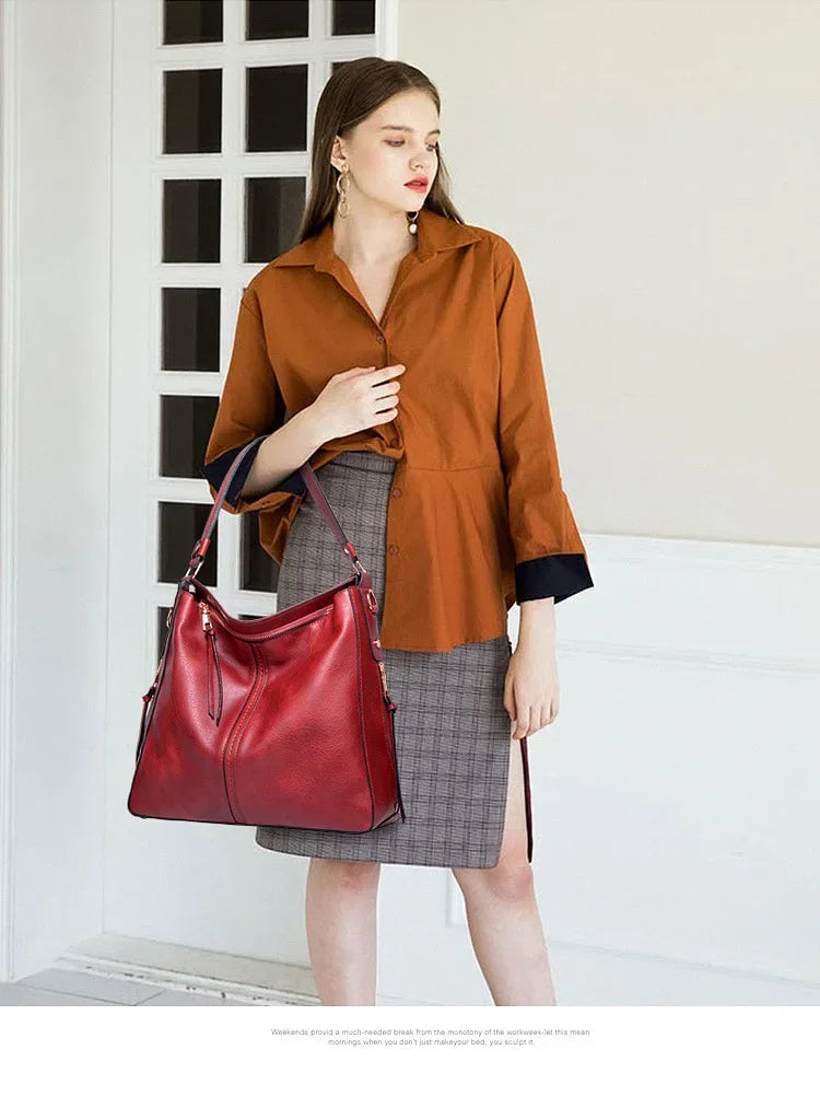 👜 Bolso de Cuero Cruzado – Estilo, Comodidad y Funcionalidad