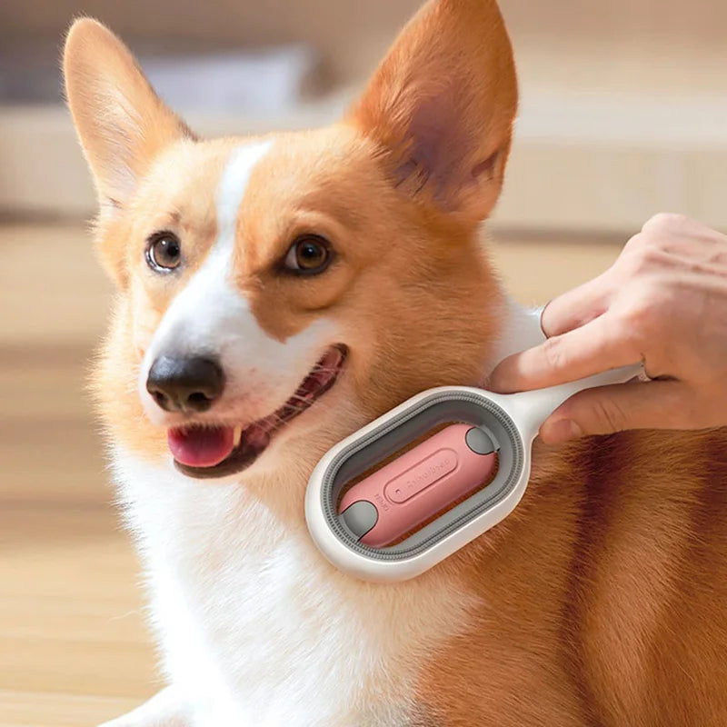 PetBrush – Cepillo de Aseo para Mascotas con Eliminación de Pelo Suelto