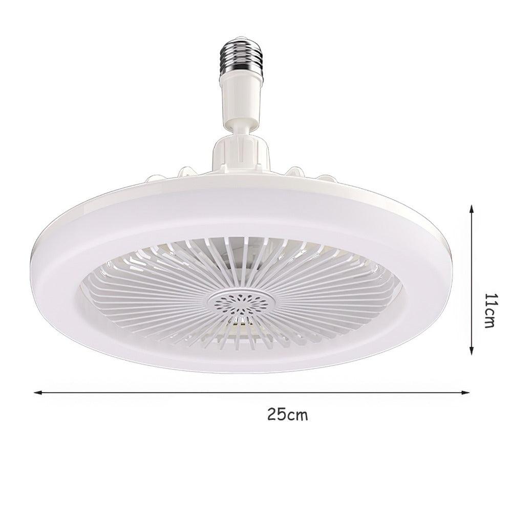 Ventilador de Techo LED con Luz Integrada y Control Remoto Silencioso
