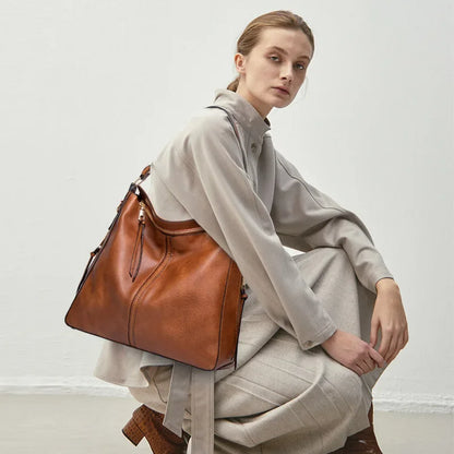 👜 Bolso de Cuero Cruzado – Estilo, Comodidad y Funcionalidad