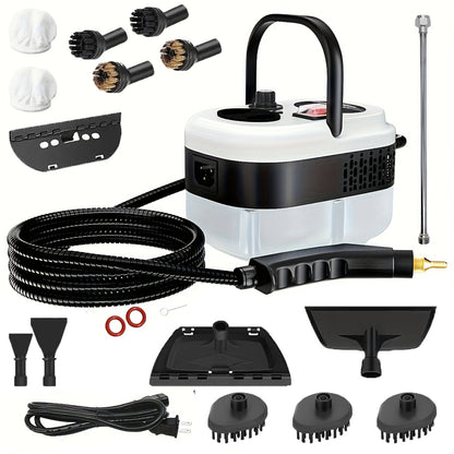 🔥 ¡Limpieza Profesional en Casa! Limpiador a Vapor 2500W de Alta Presión – Sin Químicos y Súper Potente