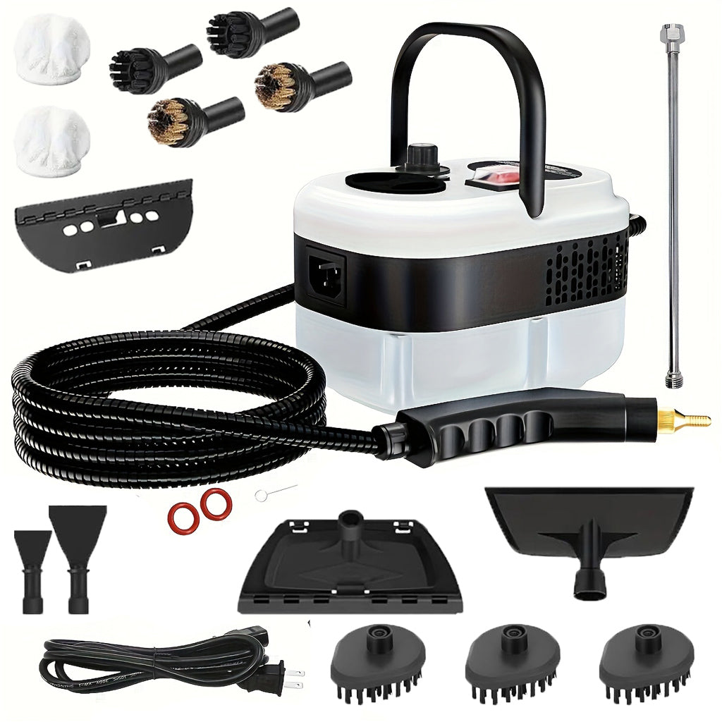 🔥 ¡Limpieza Profesional en Casa! Limpiador a Vapor 2500W de Alta Presión – Sin Químicos y Súper Potente
