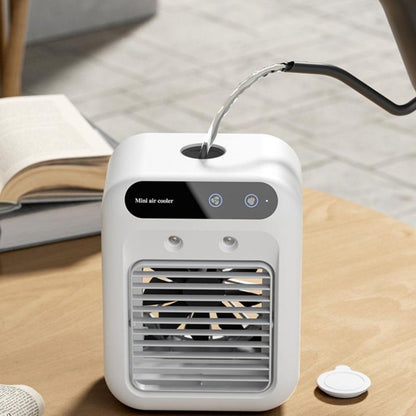 Mini Aire Acondicionado Portátil USB | Ventilador con Nebulización y Enfriamiento por Agua