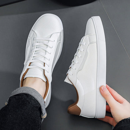 👟 White Sneakers for Men Low-Cut – Casual Spring & Summer Style