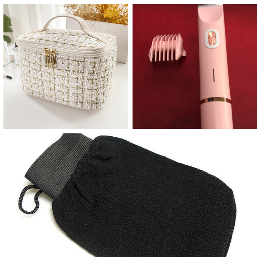 Depiladora Corporal 2 en 1 para Mujer – Rasuradora Eléctrica de Doble Cabezal Wet & Dry