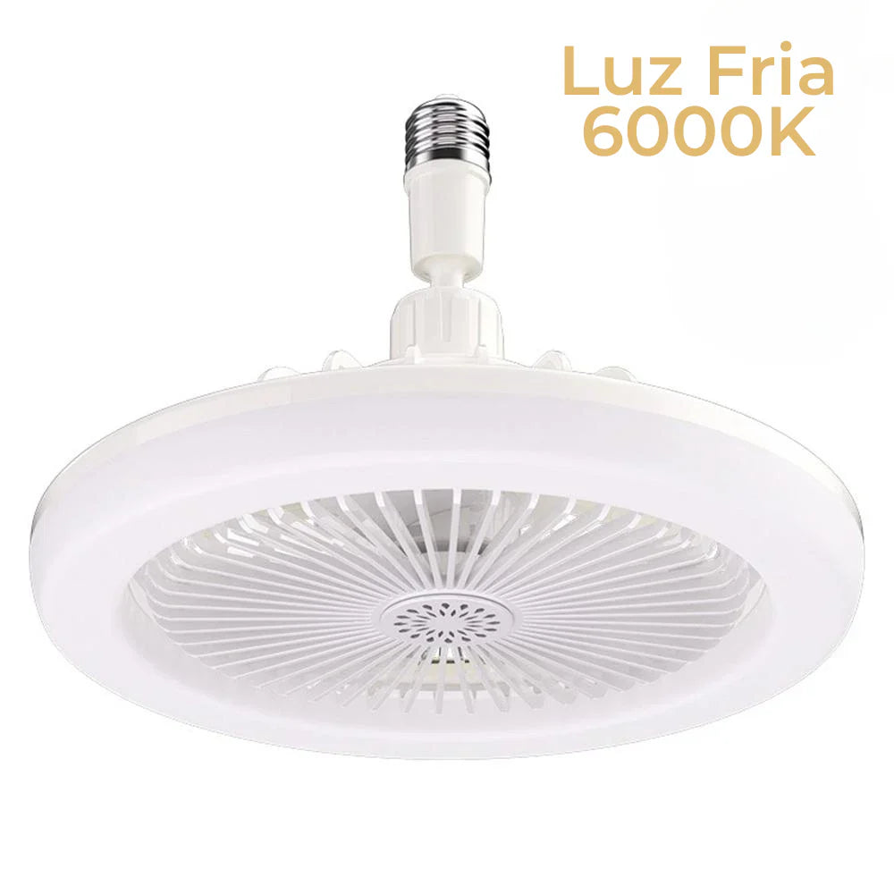 Ventilador de Techo LED con Luz Integrada y Control Remoto Silencioso